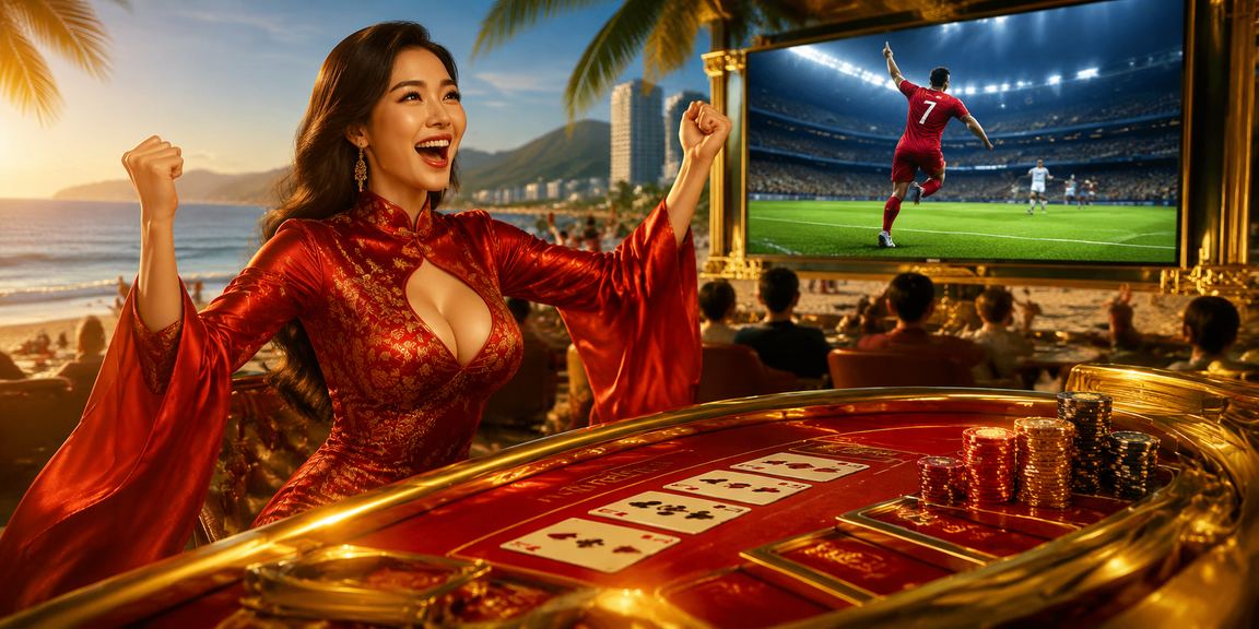 Người chơi tại Vũng Tàu thưởng thức baccarat trực tuyến với trang phục áo dài truyền thống
